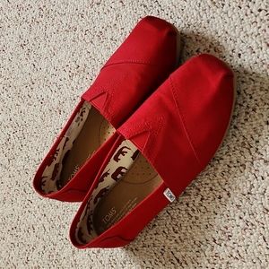 Toms classic Red shoes
